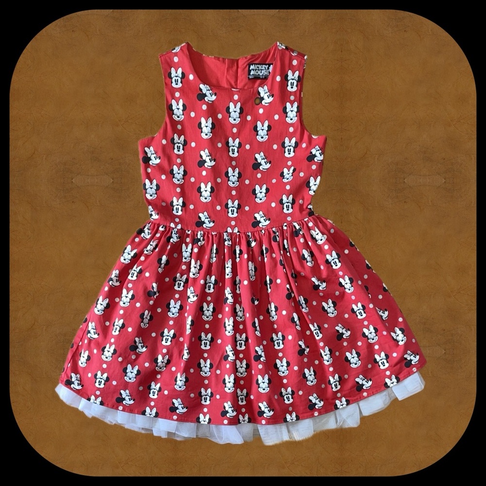 Minnie Mouse sleeveless dress sz 9/10